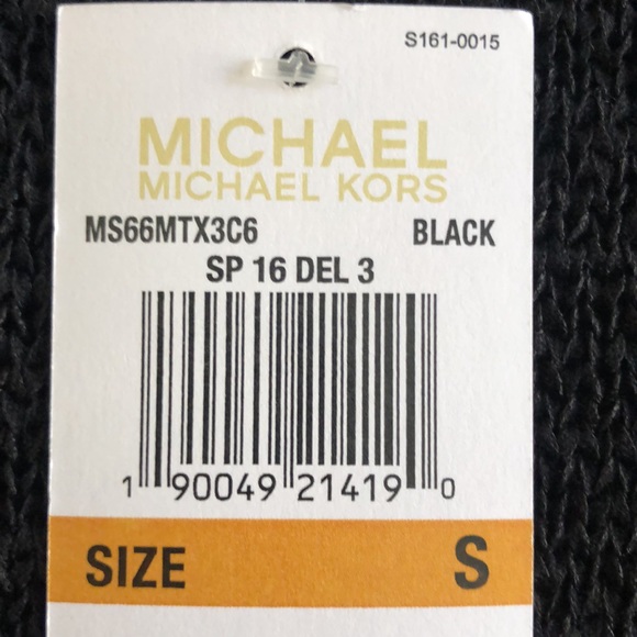 COPY - NWT Michael Kors Black Tassel Blouse Small - Picture 3 of 8